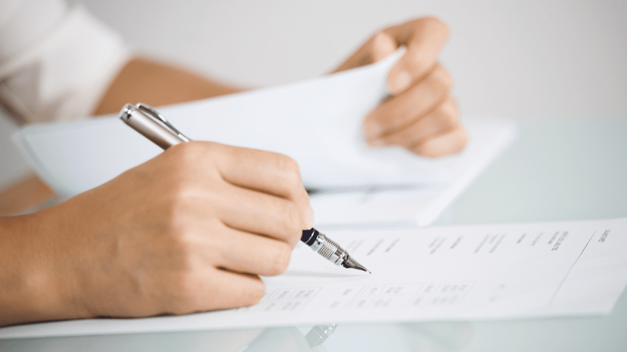 Signing documents